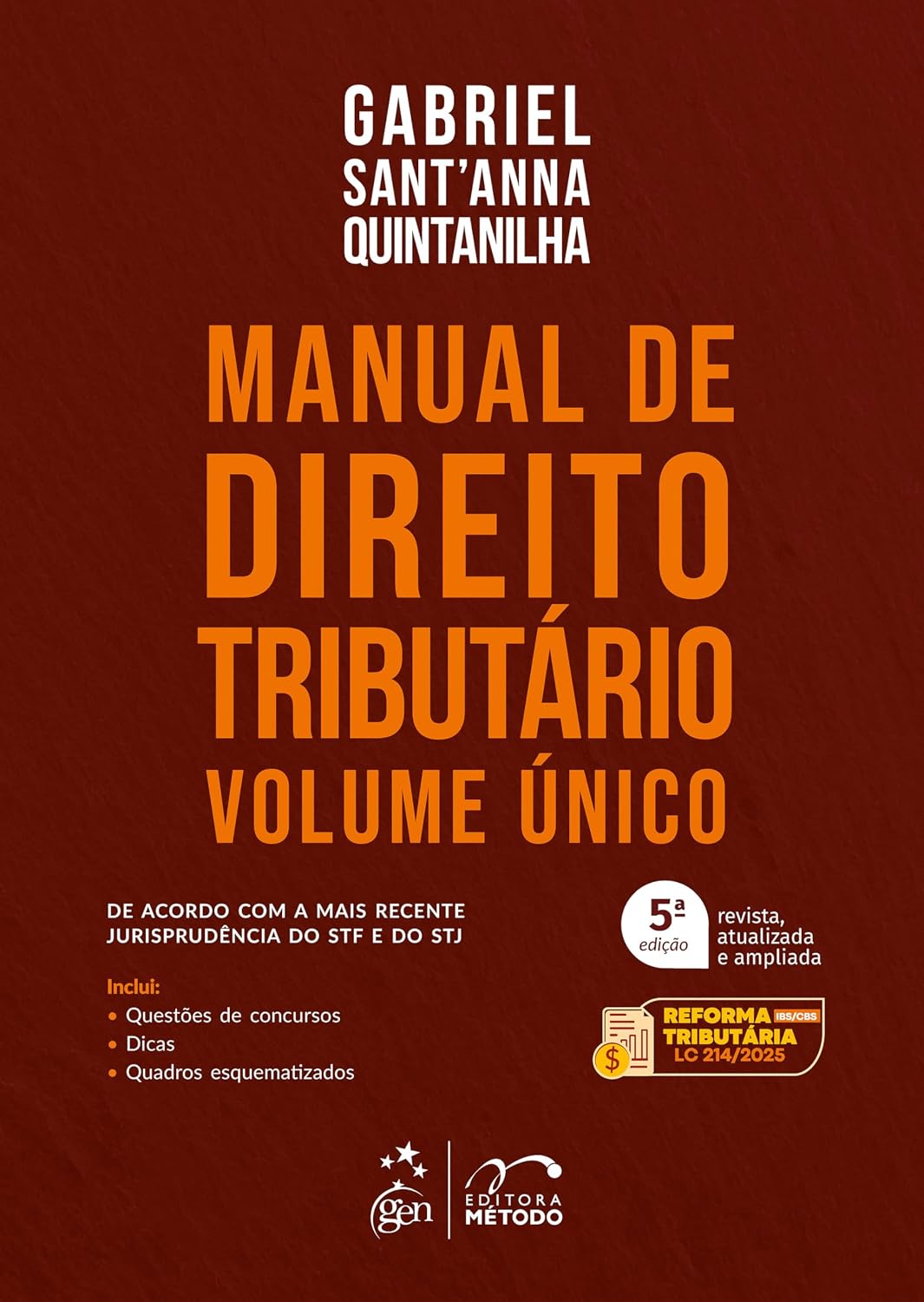 Manual de Direito Tributário - Volume Único - 5ª Edição 2025 baixar livro de graça