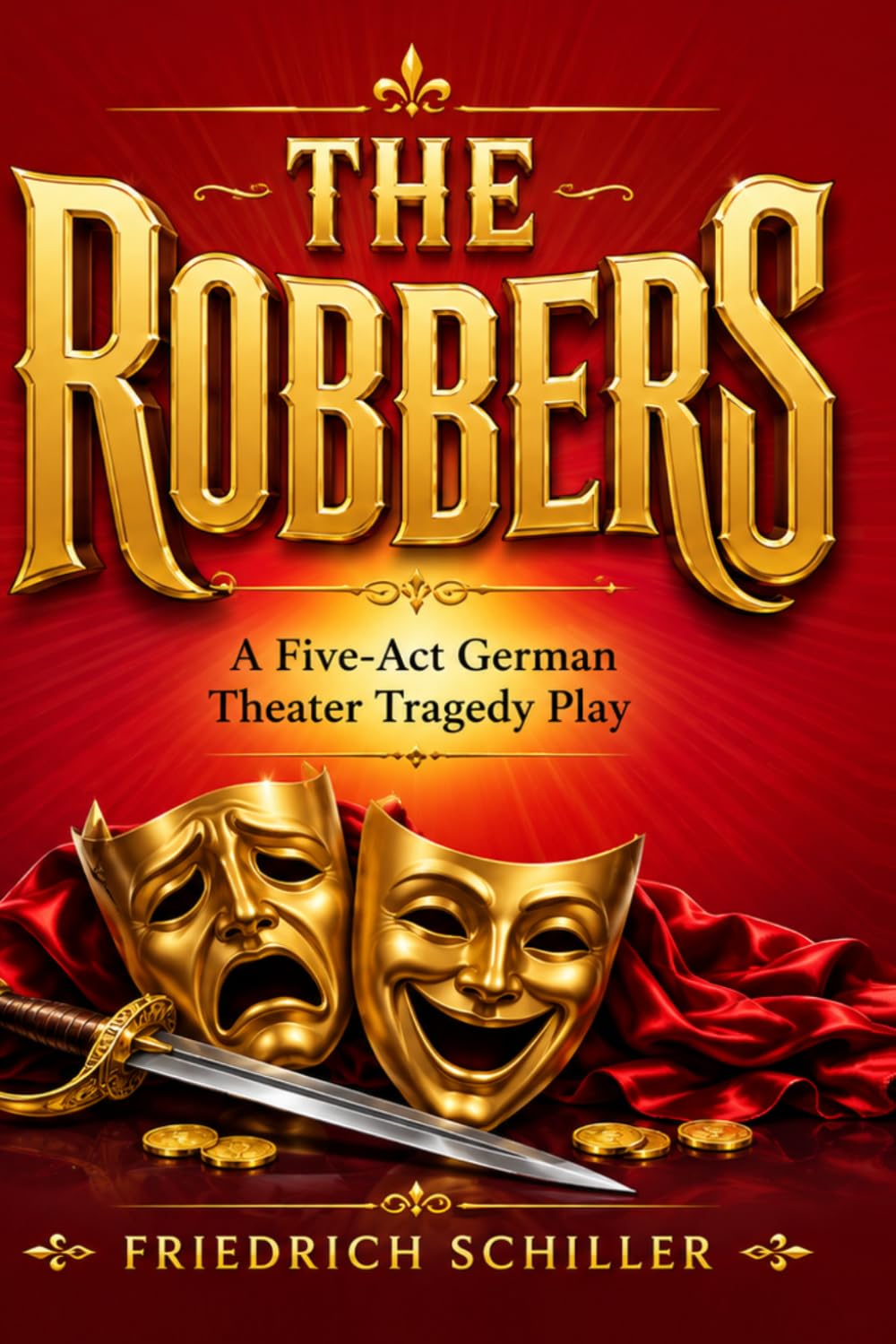 ler totalmente The Robbers: A Five-Act German Theater Tragedy Play