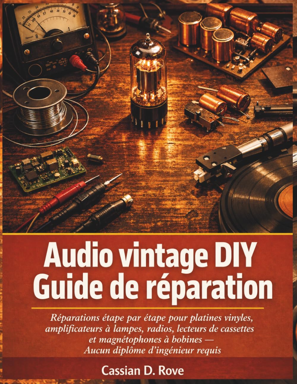 capítulo por capítulo baixar Audio vintage DIY Guide de réparation: Réparations étape par étape pour platines vinyles, amplificateurs à lampes, radios, lecteurs de cassettes et... diplôme d'ingénieur requis (French Edition)