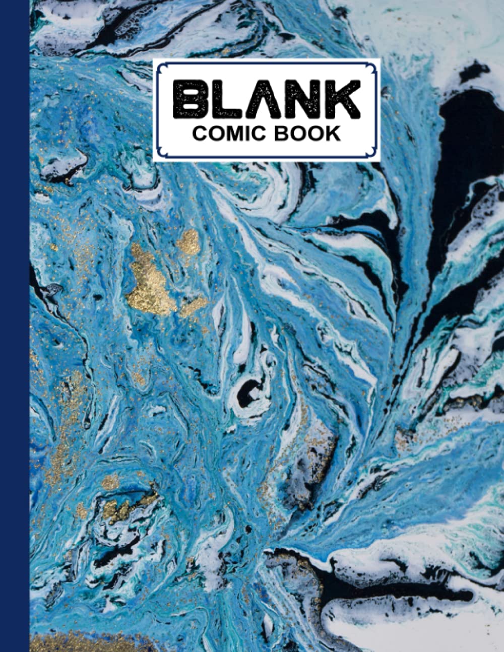 capítulo por capítulo baixar Blank Comic Book: Marble Blue Cover, Draw Your Own Comics - 120 Pages of Fun and Unique Templates - A Large 8.5" x 11" Notebook by Waltraud Hartung