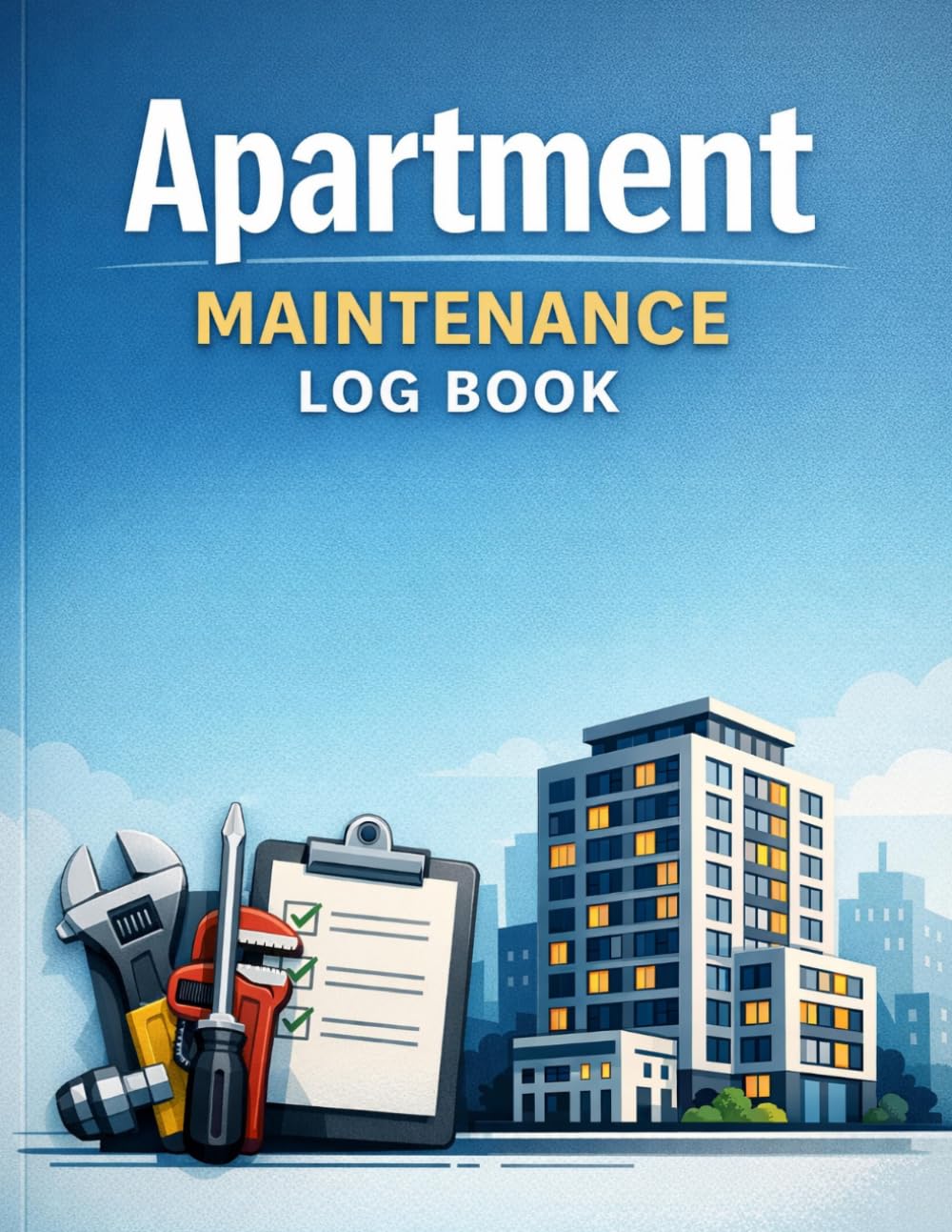 Apartment Maintenance Log Book: Work Order Tracking, Monthly Checklists, Vendor Records & Yearly Summary for Property Managers, Rental Property Repair Tracker baixar o livro de graça