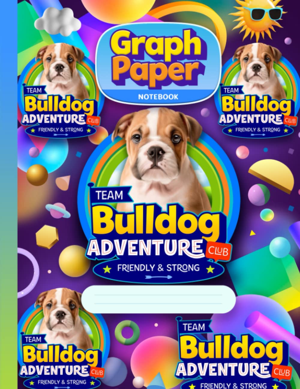Bulldog Graph Paper Notebook: Kawaii Graph Paper Notebooks 8.5 x 11 - Grid Paper Notebook baixar livro de graça