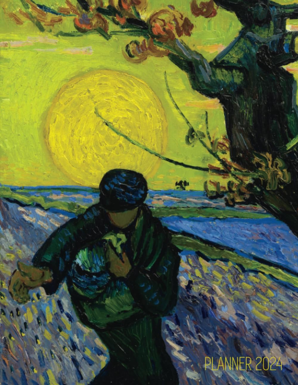 capítulo por capítulo baixar The Sower Planner 2024: Vincent van Gogh Painting | Christian Bible Story Scheduler: January–December (12 Months)