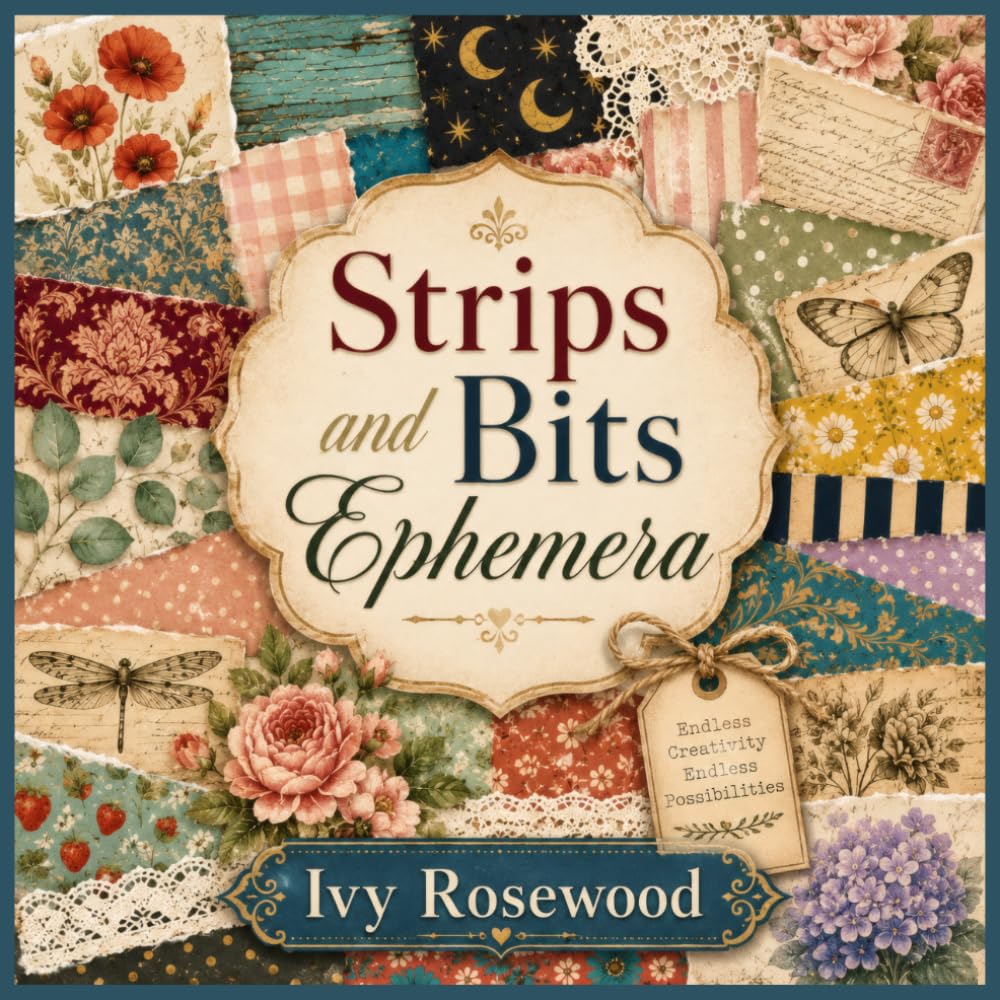 Strips and Bits Ephemera: 500+ Decorative Strips & Bits Cutouts for Junk Journals, Scrapbooking, Collage, Mixed Media and Paper Crafts