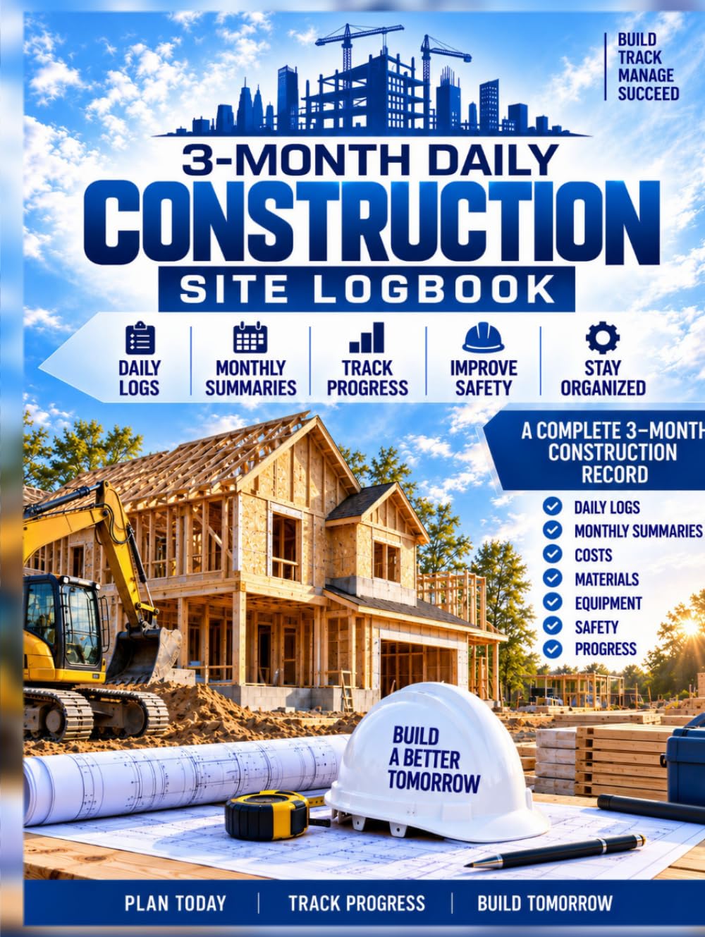 3-MONTH DAILY CONSTRUCTION SITE LOGBOOK: Stay Organized. Track Progress. Build Smarter. baixar o livro de graça