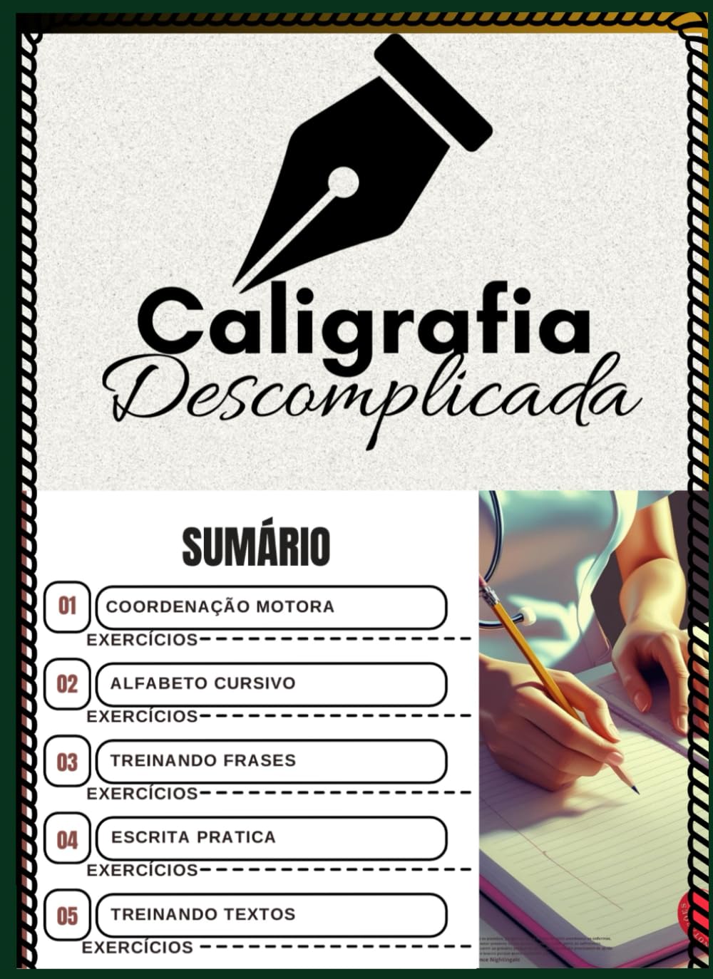 Caderno de Caligrafia: Caligrafia Adinada (Portuguese Edition) baixar livro de graça