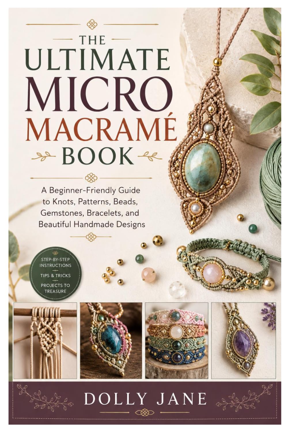 capítulo por capítulo baixar THE ULTIMATE MICRO MACRAMÉ BOOK: A Beginner-Friendly Guide to Knots, Patterns, Beads, Gemstones, Bracelets, and Beautiful Handmade Designs