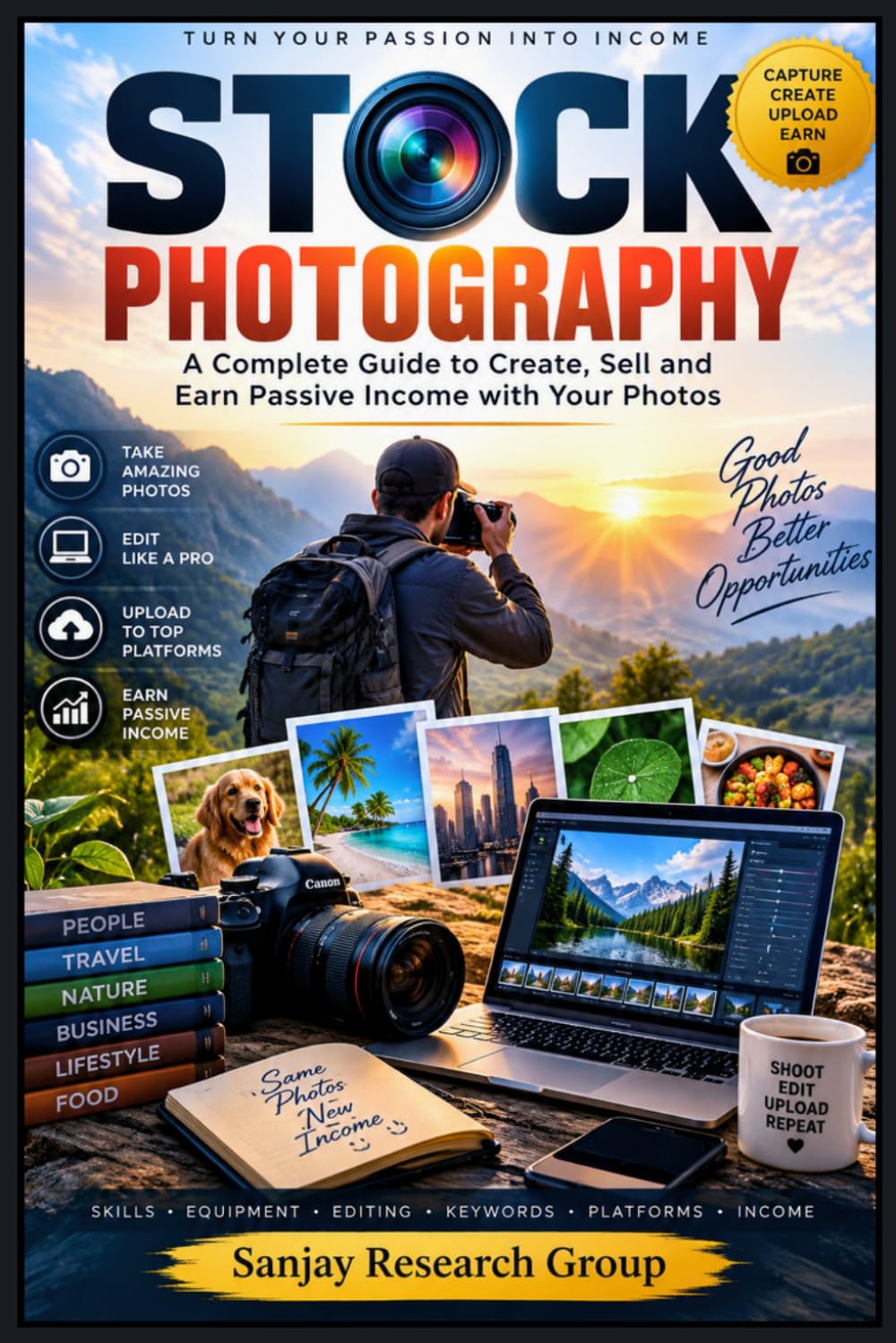 Stock Photography: A Complete Guide to Create, Sell and Earn Passive Income with Your Photos (Online Earning Guide Books By Sanjay Mandavi) baixar o livro de graça