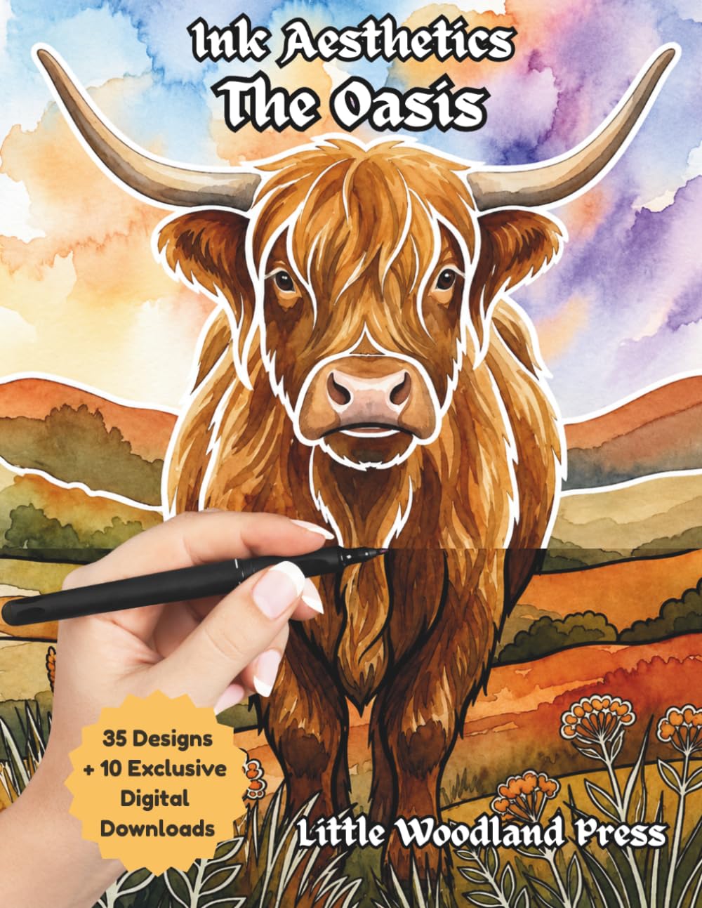 Ink Aesthetics: The Oasis: An Ink Tracing Book of Peaceful Country Decor baixar livro de graça