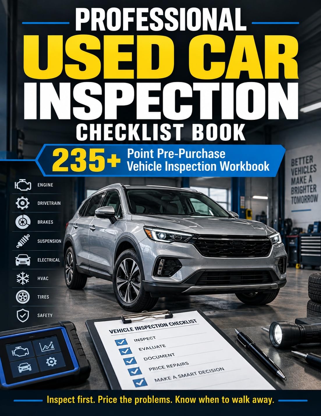ler totalmente Professional 235 Point Used Car Inspection Checklist (English Edition)