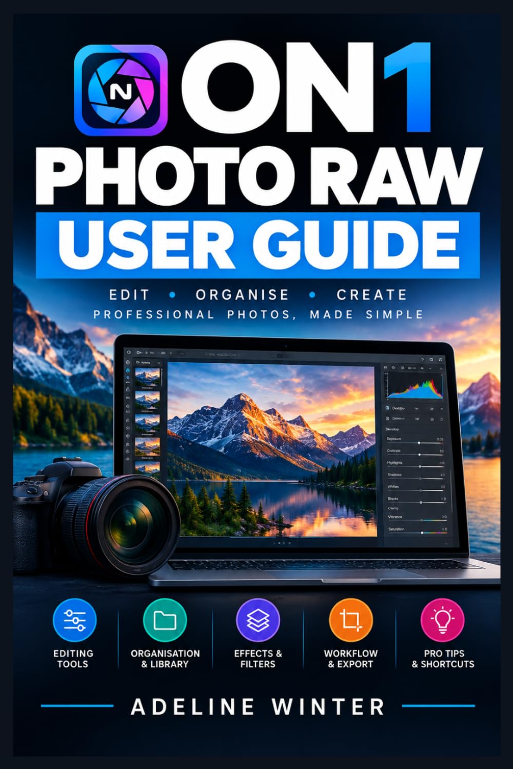 ON1 Photo RAW User Guide: A Practical Handbook for Cataloging, Layered Adjustments, Effects, Masking, and Export Workflows for Better Images baixar o livro de graça