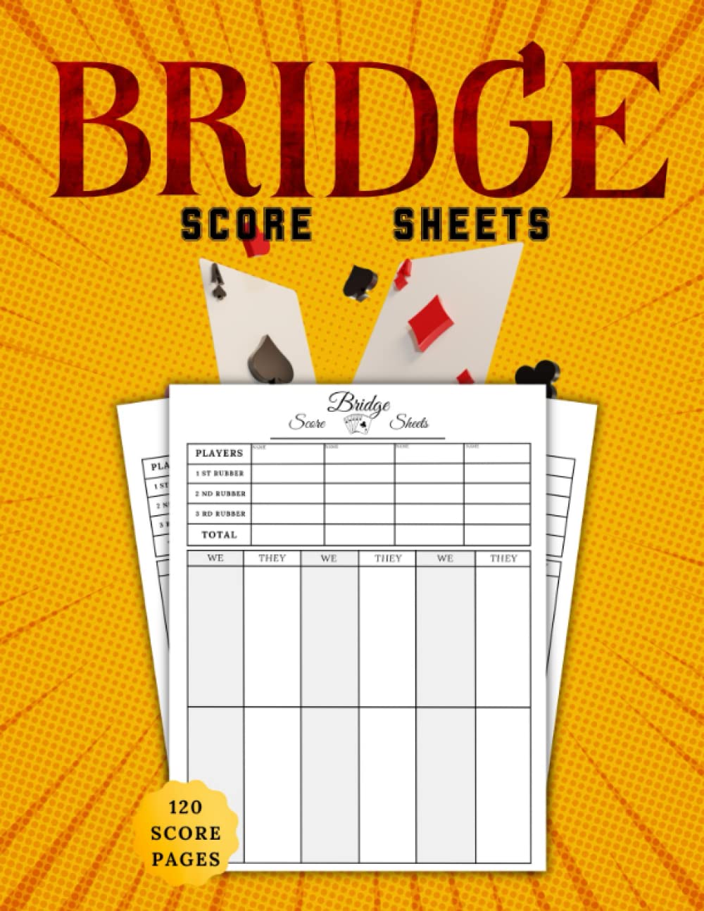 capítulo por capítulo baixar Bridge score sheets: Bridge Score Cards with 120 score paged and size 8,5" x 11" inches, Contract Bridge Score Pads fore scorekeeping, bridge record book, bridge scorebook, (score book).