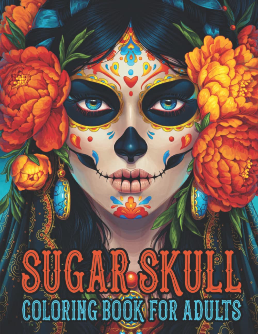 ler totalmente Sugar Skulls Coloring Book for Adults