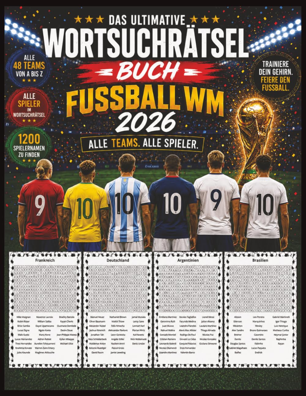 capítulo por capítulo baixar Fußball WM 2026 Wortsuchrätselbuch: Das ultimative Rätselbuch mit allen Teams und Spielern der Fußball-Weltmeisterschaft 2026 (German Edition)