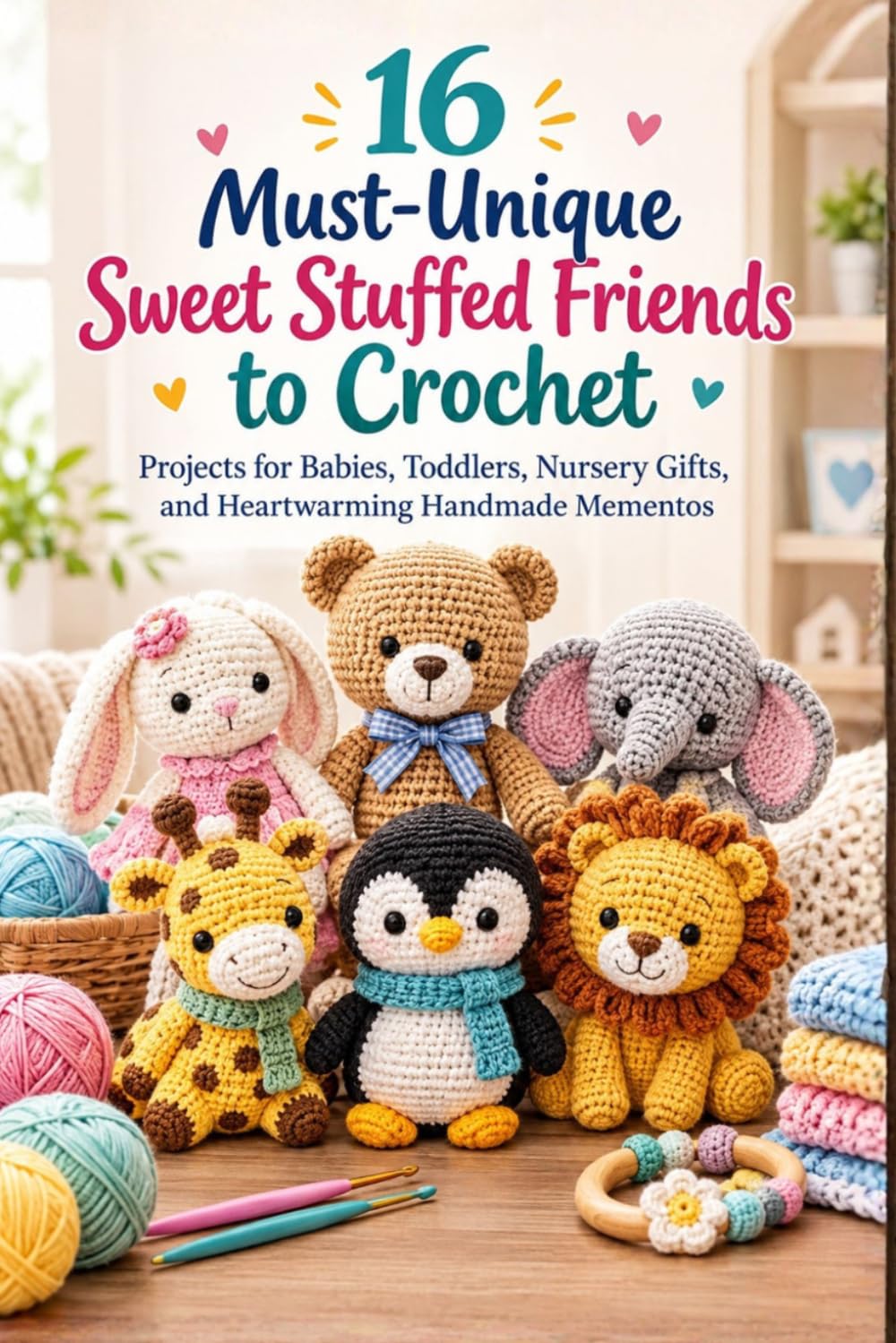 16 Must-Unique Sweet Stuffed Friends to Crochet: Projects for Babies, Toddlers, Nursery Gifts, and Heartwarming Handmade Mementos baixar o livro de graça