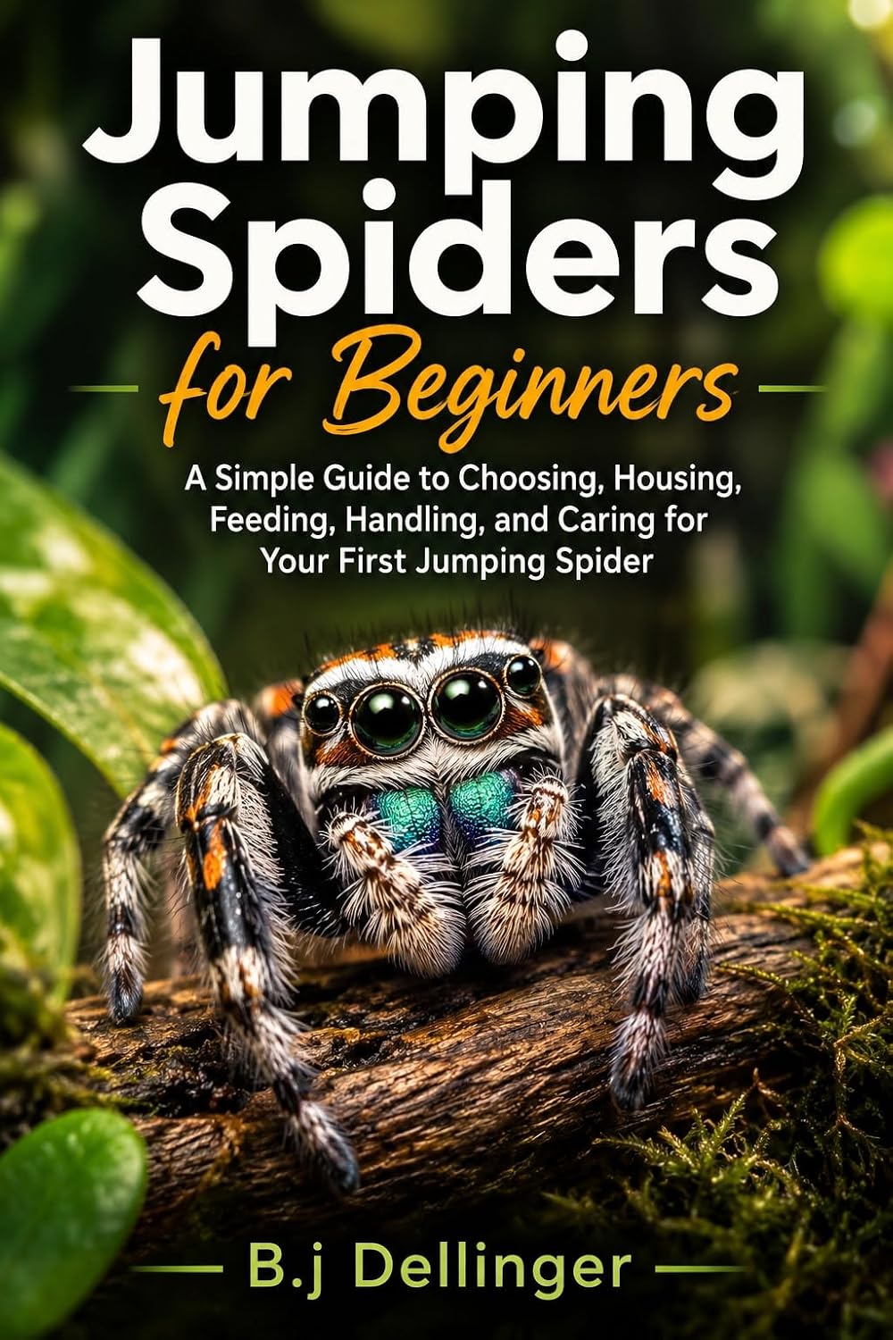 Jumping Spiders for Beginners: A Simple Guide to Choosing, Housing, Feeding, Handling, and Caring for Your First Jumping Spider (English Edition) baixar o livro de graça