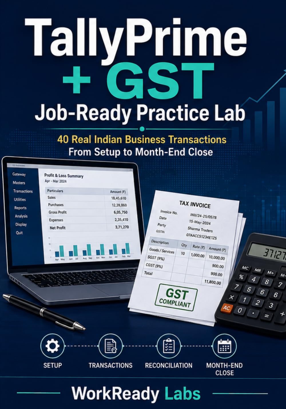 TallyPrime + GST Job-Ready Practice Lab baixar o livro de graça
