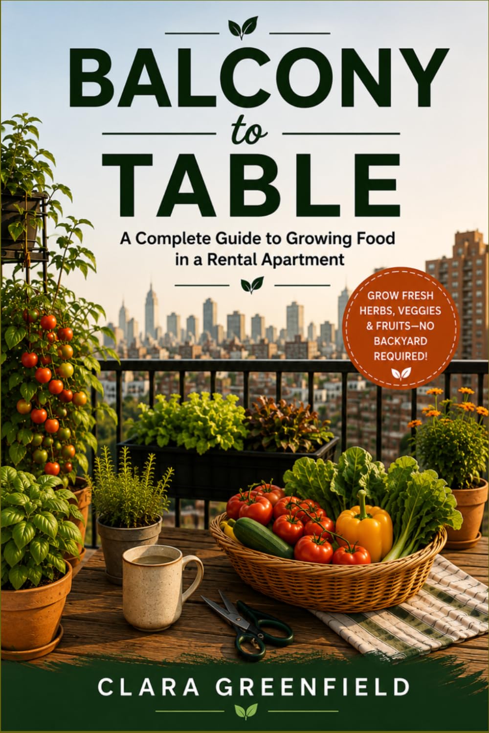 ler totalmente Balcony to table: A complete guide to growing food in a rental apartment