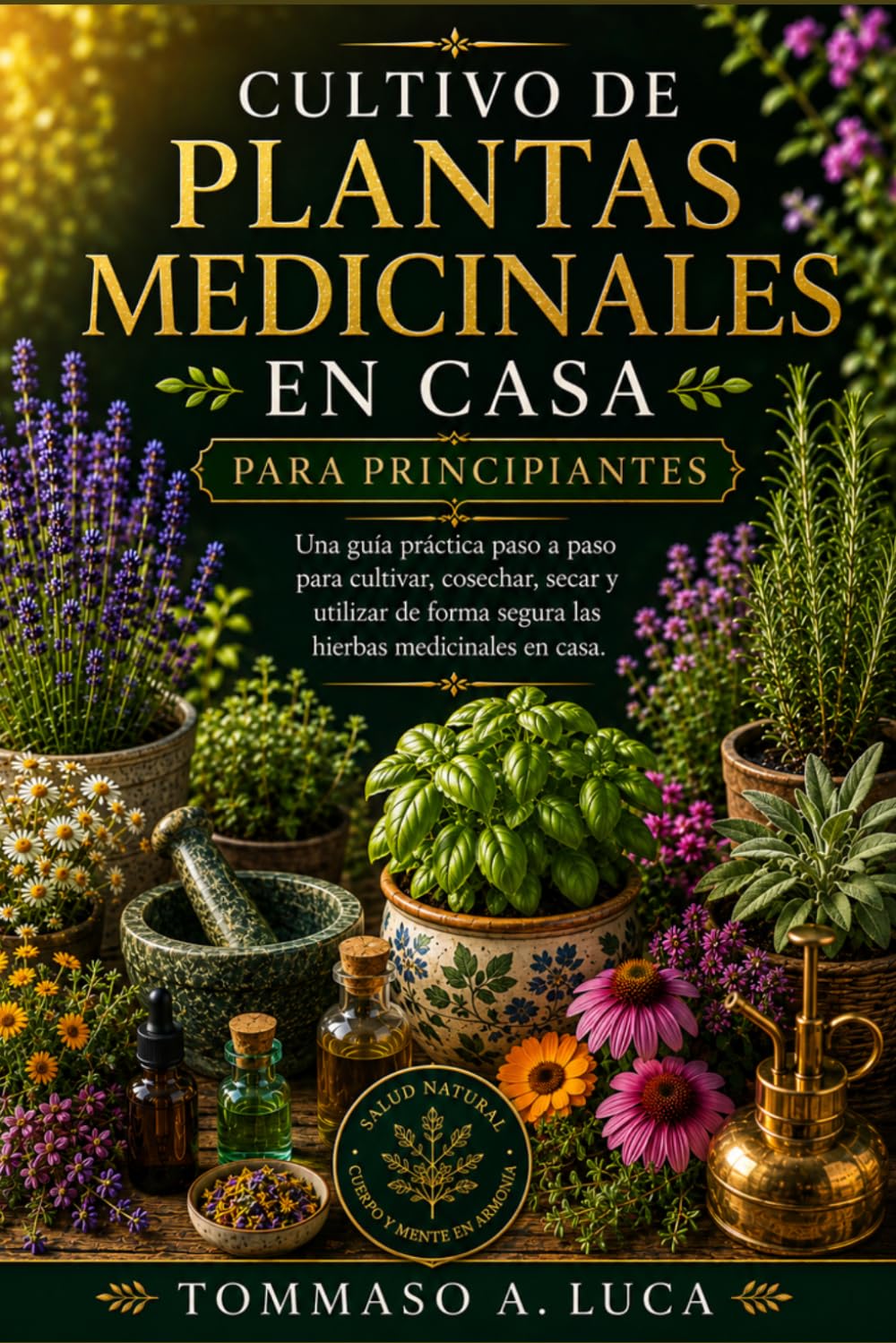 Cultivo de Plantas Medicinales En Casa Para Principiantes: Una guía práctica paso a paso para cultivar, cosechar, secar y utilizar de forma segura las hierbas medicinales en casa baixar livro de graça