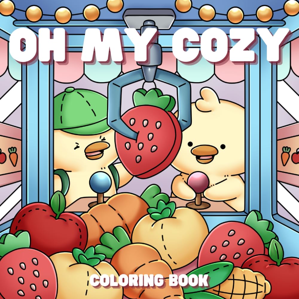Oh My Cozy: A Coloring Book for Adults and Teens Featuring Adorably Cute Animal Characters Enjoying Blissful Slice of Life Moments baixar o livro de graça