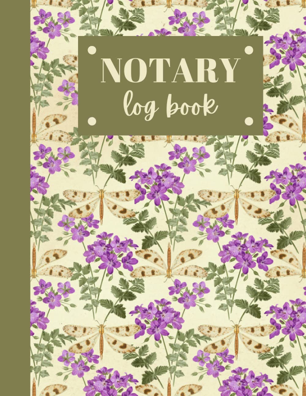 ler totalmente Notary Log Book: Notary Records Journal/Journal of Notarial Acts/Notary Journal, 120 Pages 8.5 x 11 inches Notary Public Record Book