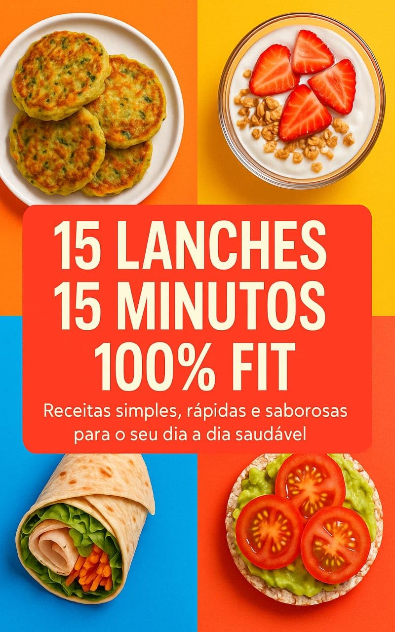 15 Lanches | 15 Minutos | 100% Fit: Receitas práticas, rápidas e saudáveis para o seu dia a dia baixar livro de graça