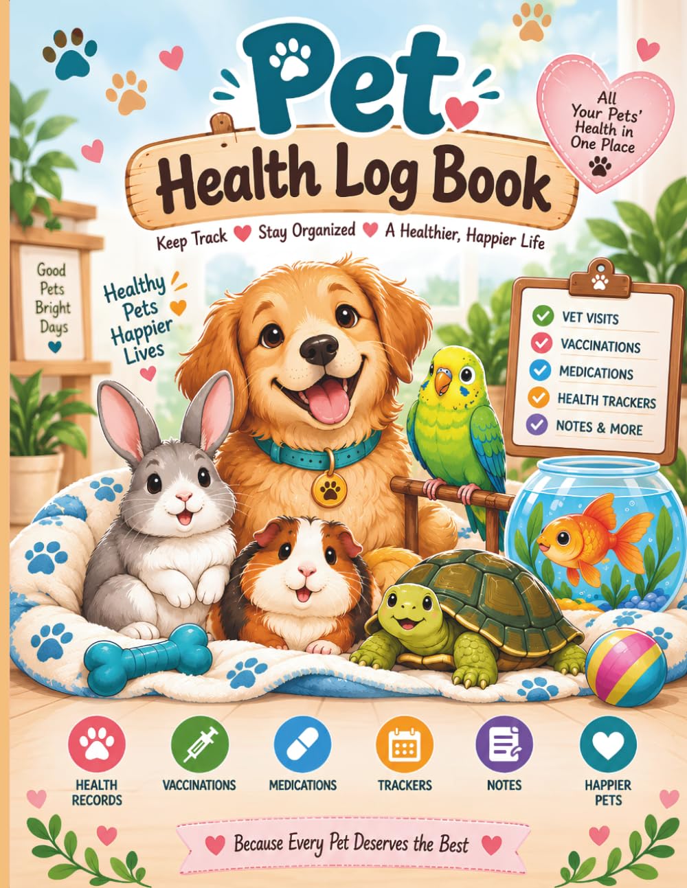 capítulo por capítulo baixar Pet Health Log Book: Complete Pet Care Organizer for Vet Visits, Vaccinations, Medications, Health Records, Symptoms, Treatments, Daily Tracking & Emergency Information