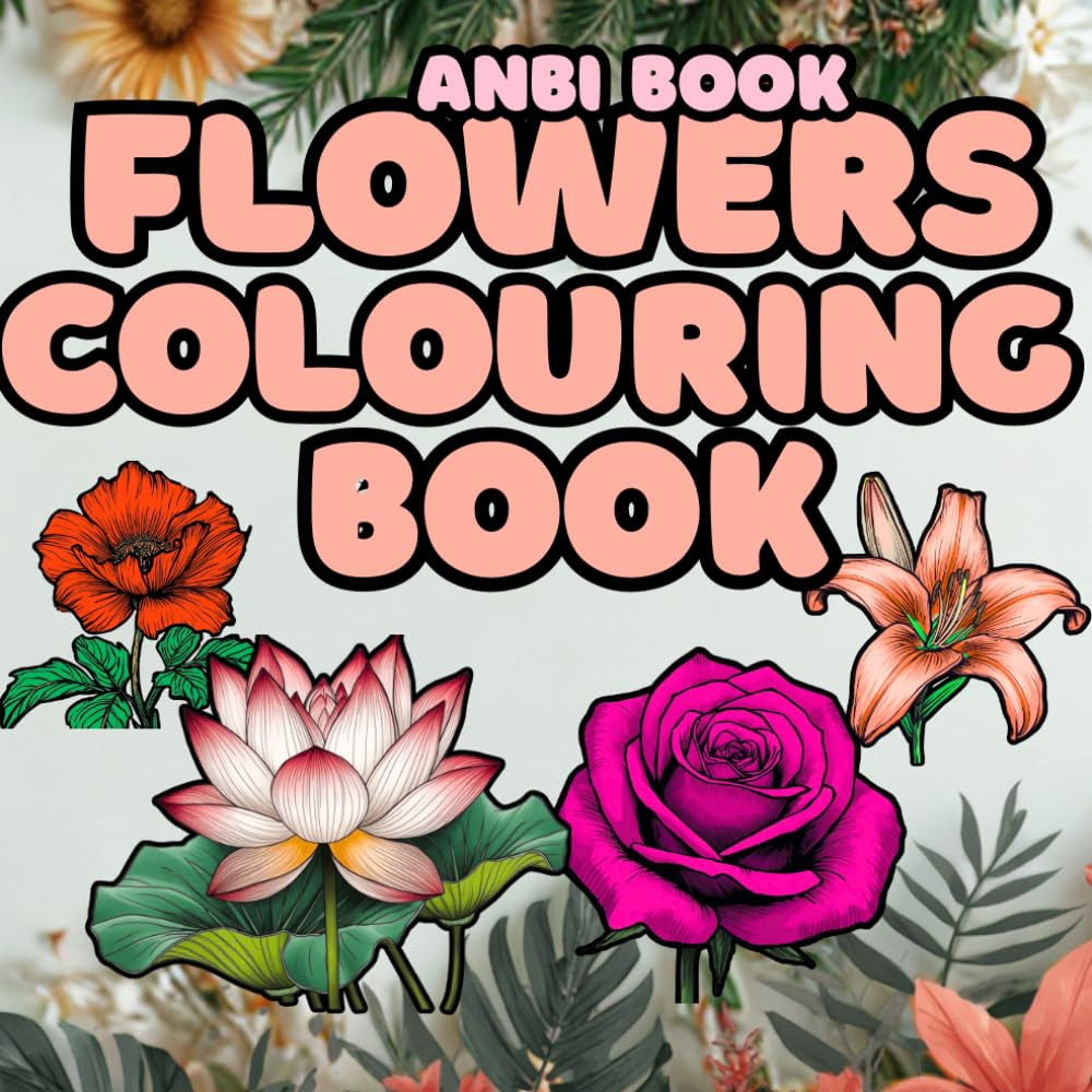 Cute Flowers Colouring Book baixar o livro de graça