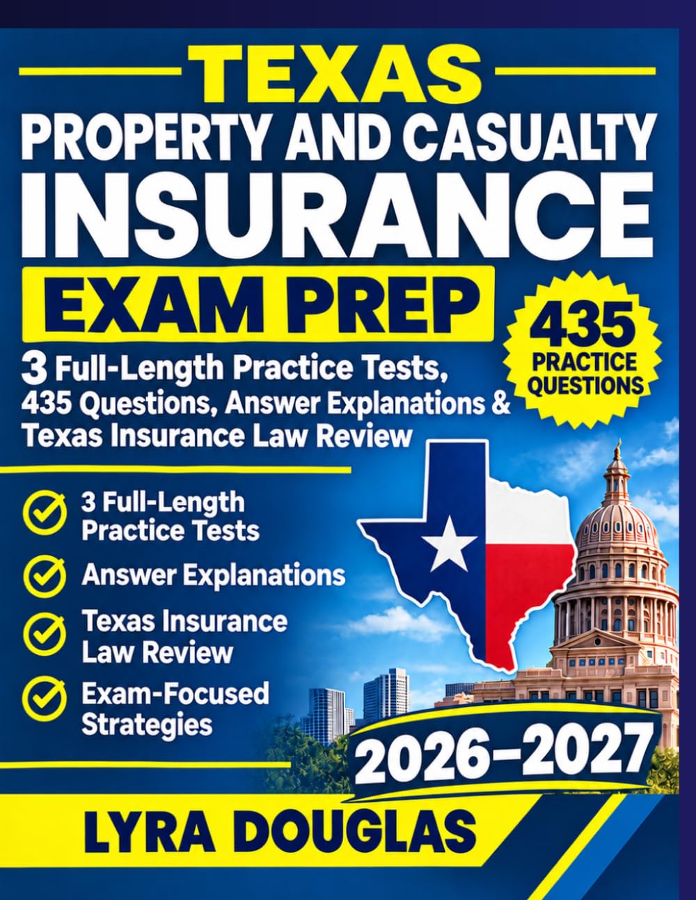 ler totalmente Texas Property and Casualty Insurance Exam Prep: 3 Full-Length Practice Tests, 435 Questions, Answer Explanations & Texas Insurance Law Review