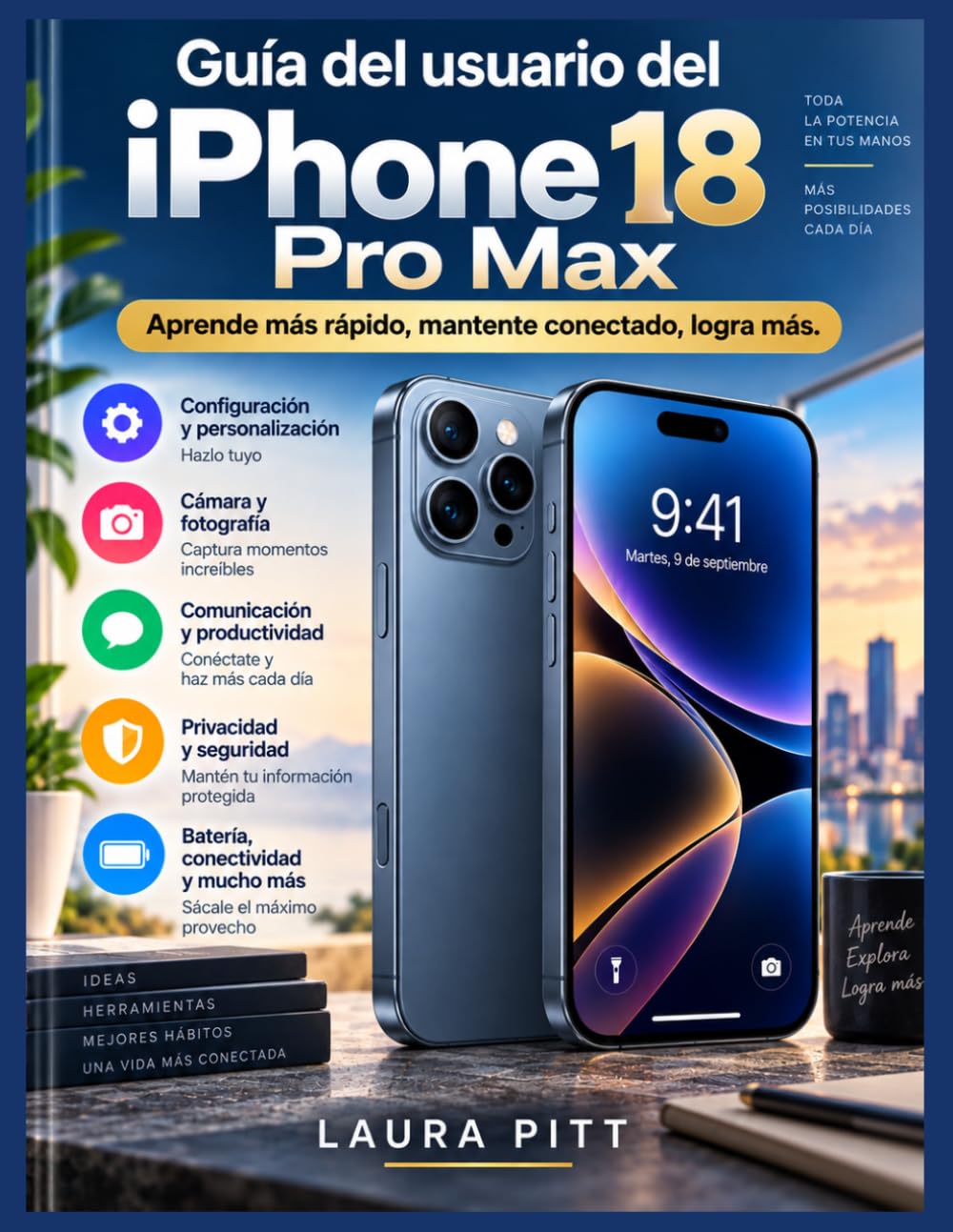 capítulo por capítulo baixar Guía del usuario del iPhone 18 Pro Max: Aprende más rápido, mantente conectado, logra más. (Spanish Edition)