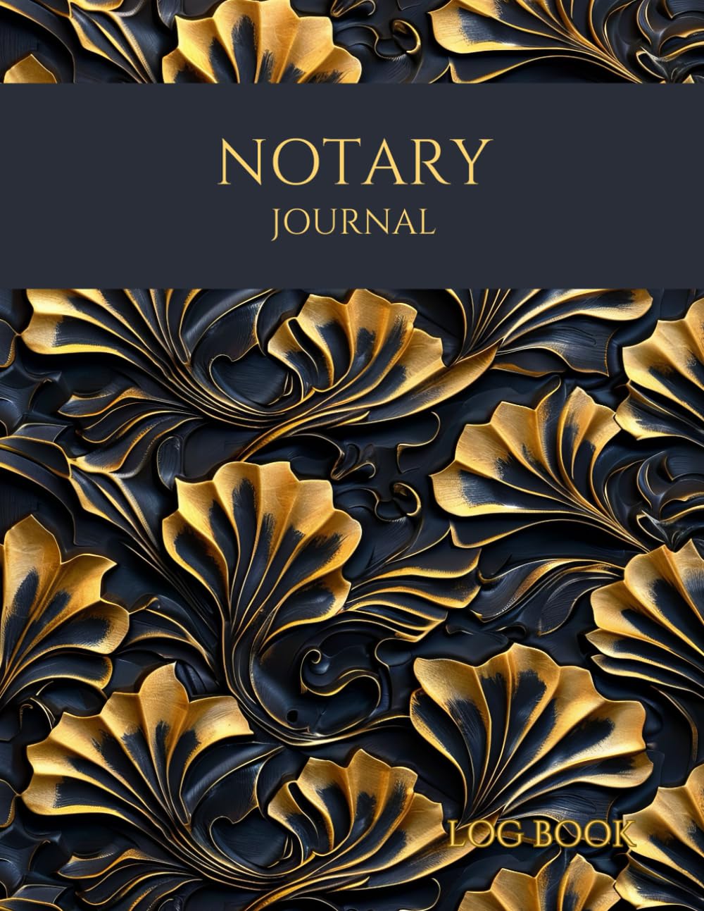NOTARY JOURNAL: A Notary Public Log Book to Record Over 200 Notarial Acts - Black and Gold Antique Carving baixar livro de graça