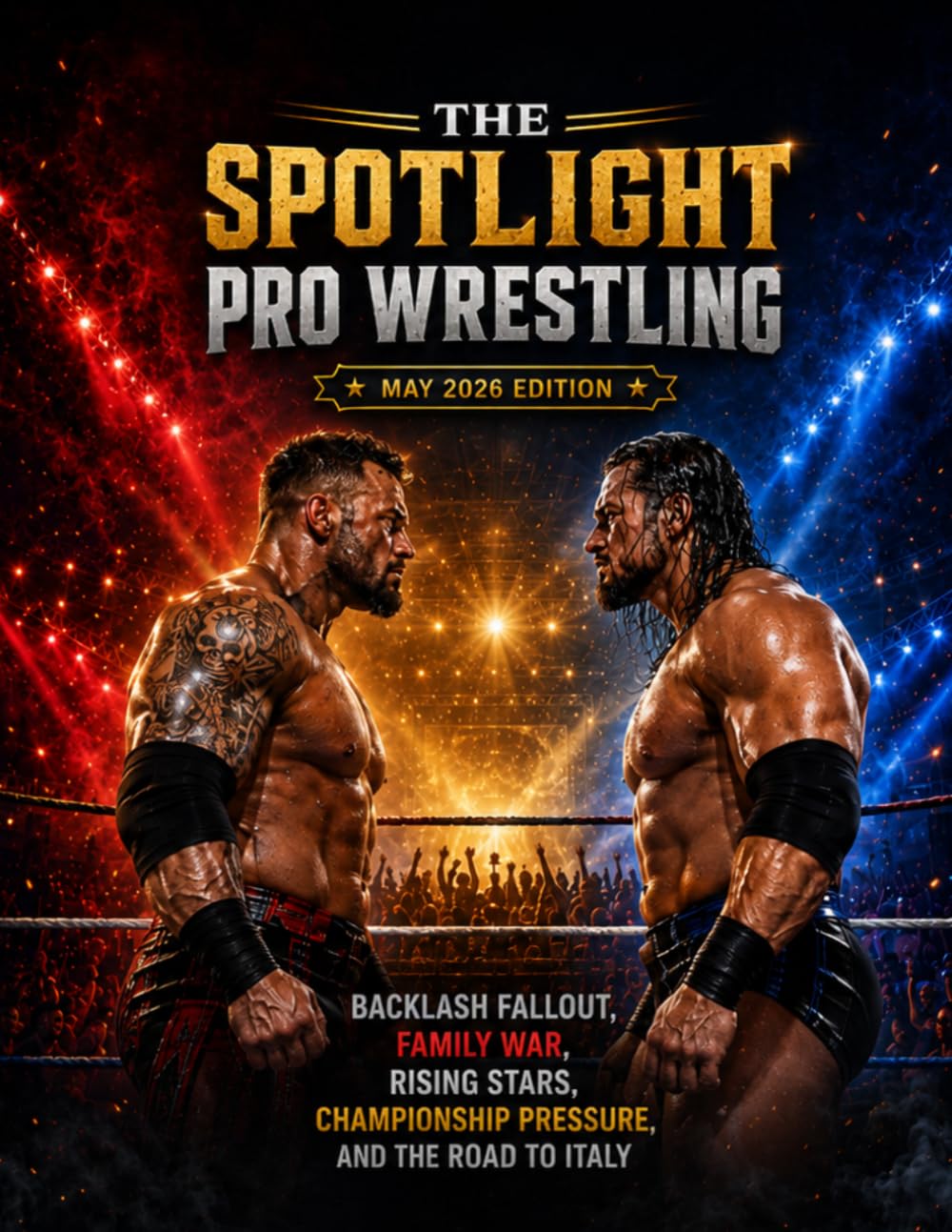 capítulo por capítulo baixar The Spotlight Pro Wrestling May 2026 Edition: Backlash Fallout, Family War, Rising Stars, Championship Pressure, and the Road to Italy