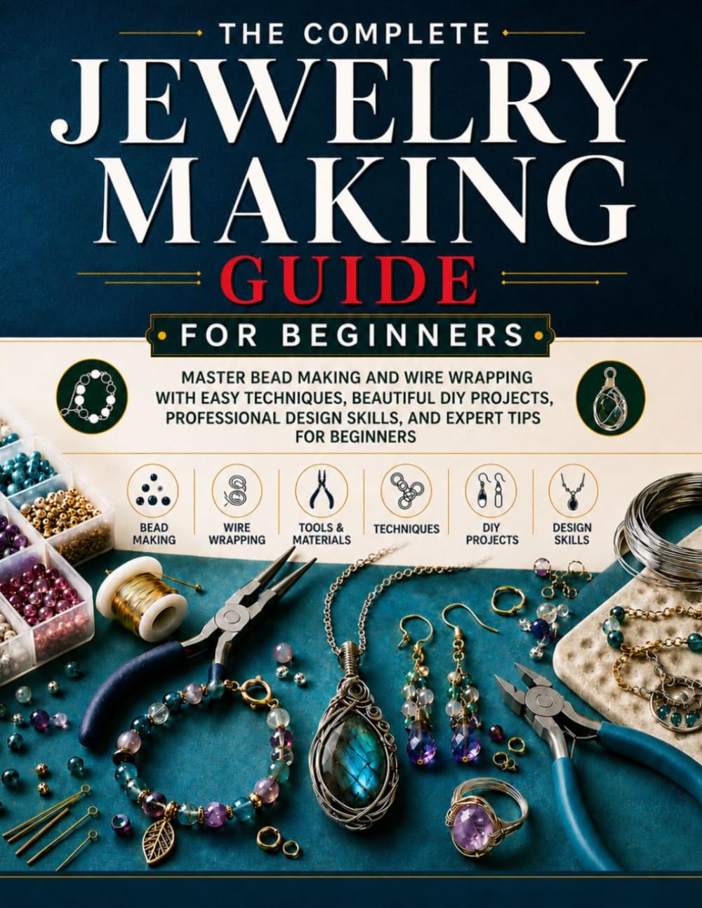 The Complete Jewelry Making Guide For Beginners: Master Bead Making and Wire Wrapping with easy Techniques, Beautiful DIY Projects, Professional Designs Skills, and Expert Tips for Beginners baixar o livro de graça