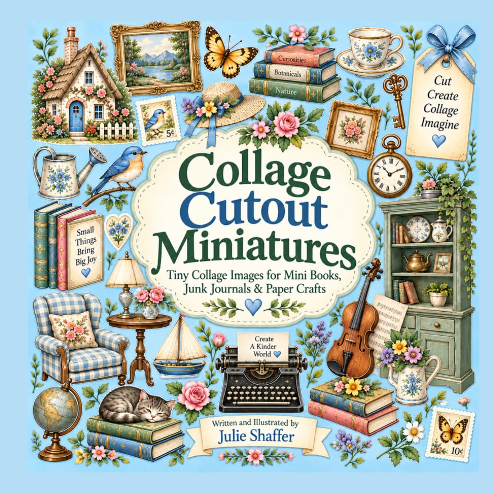 Collage Cutout Miniatures: Tiny Images for Mini Books, Junk Journals & Paper Crafts baixar livro de graça