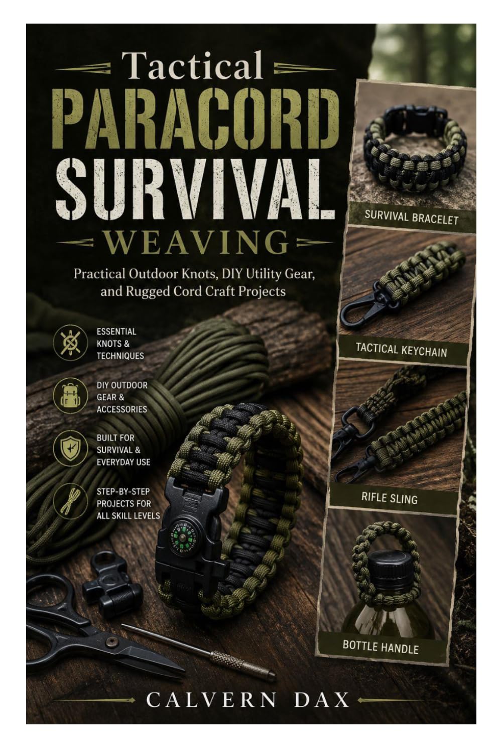 ler totalmente Tactical Paracord Survival Weaving: Practical Outdoor Knots, DIY Utility Gear, and Rugged Cord Craft Projects