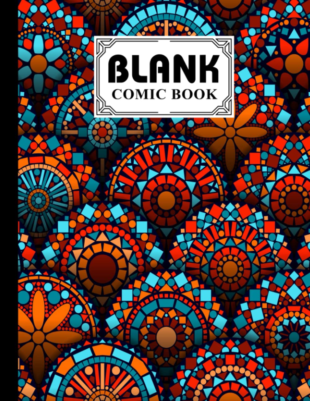 capítulo por capítulo baixar Blank Comic Book: Premium Mandalas Cover Blank Comic Book, Create Your Own Story, Journal, Notebook, Sketchbook for Kids and Adults, 120 Pages - Size 8.5" x 11" Notebook by Nadine Siebert