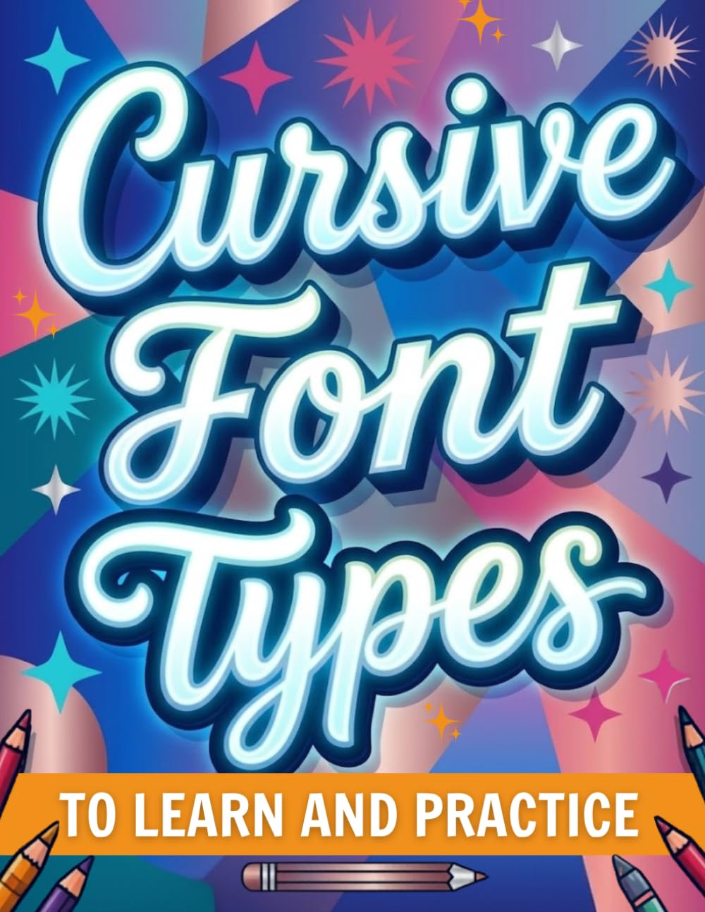 capítulo por capítulo baixar Cursive Font Types to Learn and Practice: Palmer Method, Spencerian Penmanship, Modern Cursive Handwriting and Copperplate Calligraphy - Writing Workbook