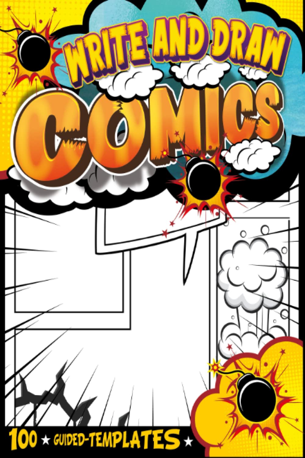 ler totalmente Blank Comic Book | Drawing Ideas For Car Ride Activities For Kids 9-12: Comic Panels For Practicing How To Draw To Beginners | Cartoon Small Drawing Book Sketching