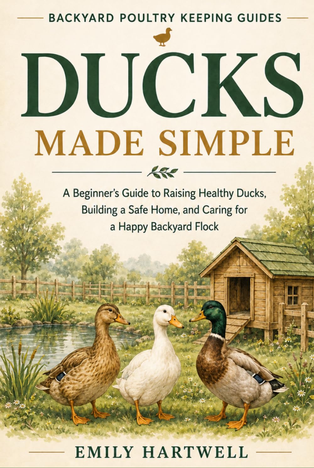 DUCKS MADE SIMPLE: A Beginner's Guide to Raising Healthy Ducks, Building a Safe Home, and Caring for a Happy Backyard Flock (Backyard Poultry Keeping Guides) baixar o livro de graça