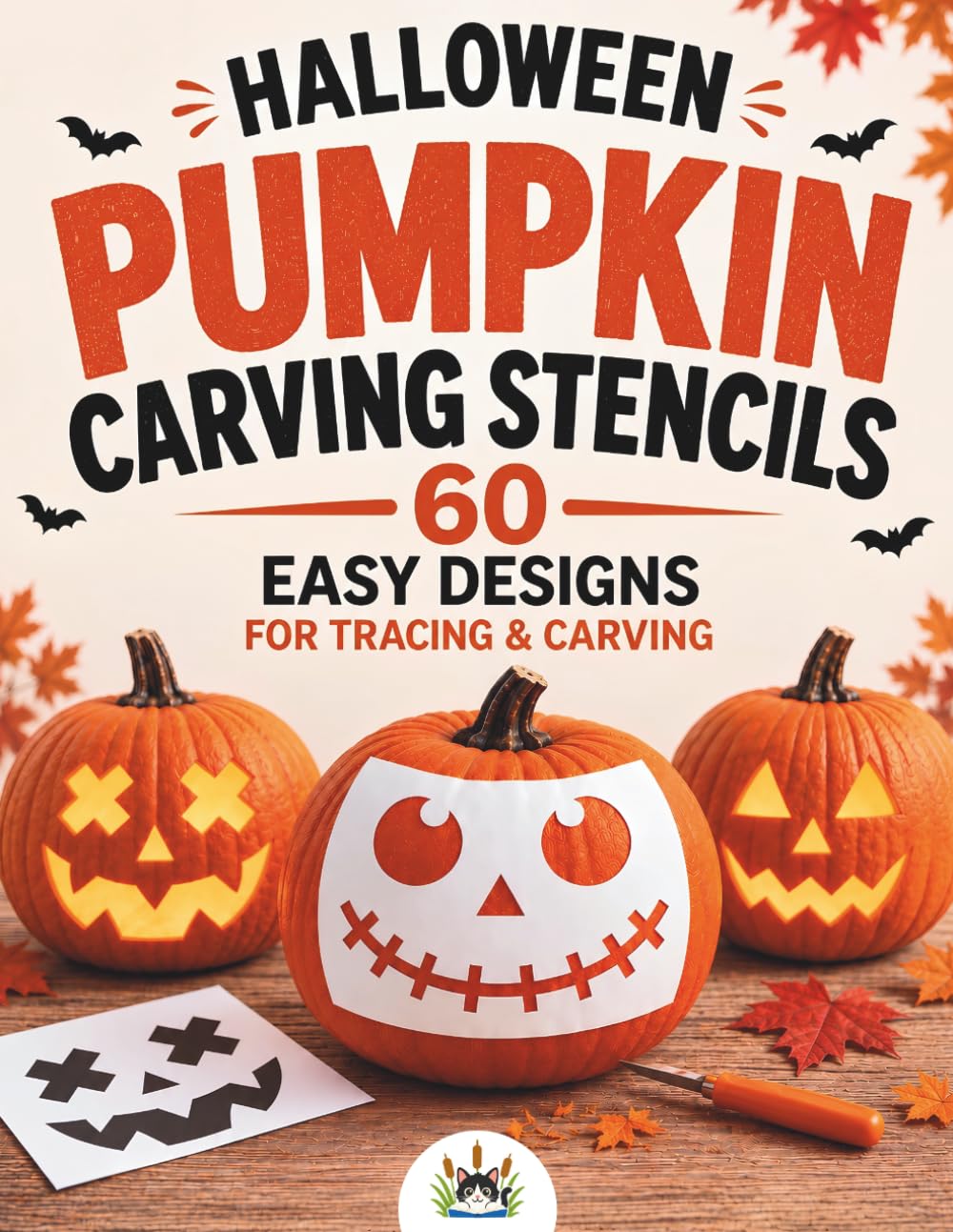 Pumpkin Carving Stencils - 60 Easy Halloween Pumpkin Stencils to Trace and Carve - Halloween Templates - Spooky & Funny Jack-O’-Lantern Faces and... & Family Halloween Fun (German Edition) baixar o livro de graça