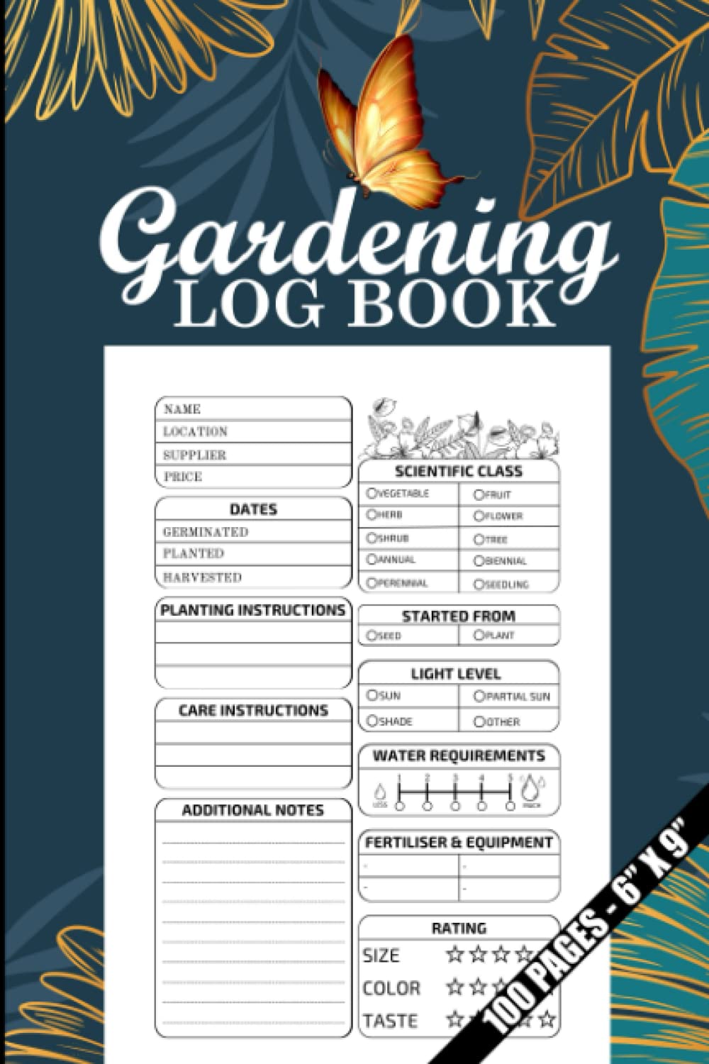 Gardening Log Book: Chart, Tracker, Record Book To Track Water Requirement, Plant Details, Plant Project Tracking And More (Gardening Notebook for Avid Gardeners). baixar livro de graça