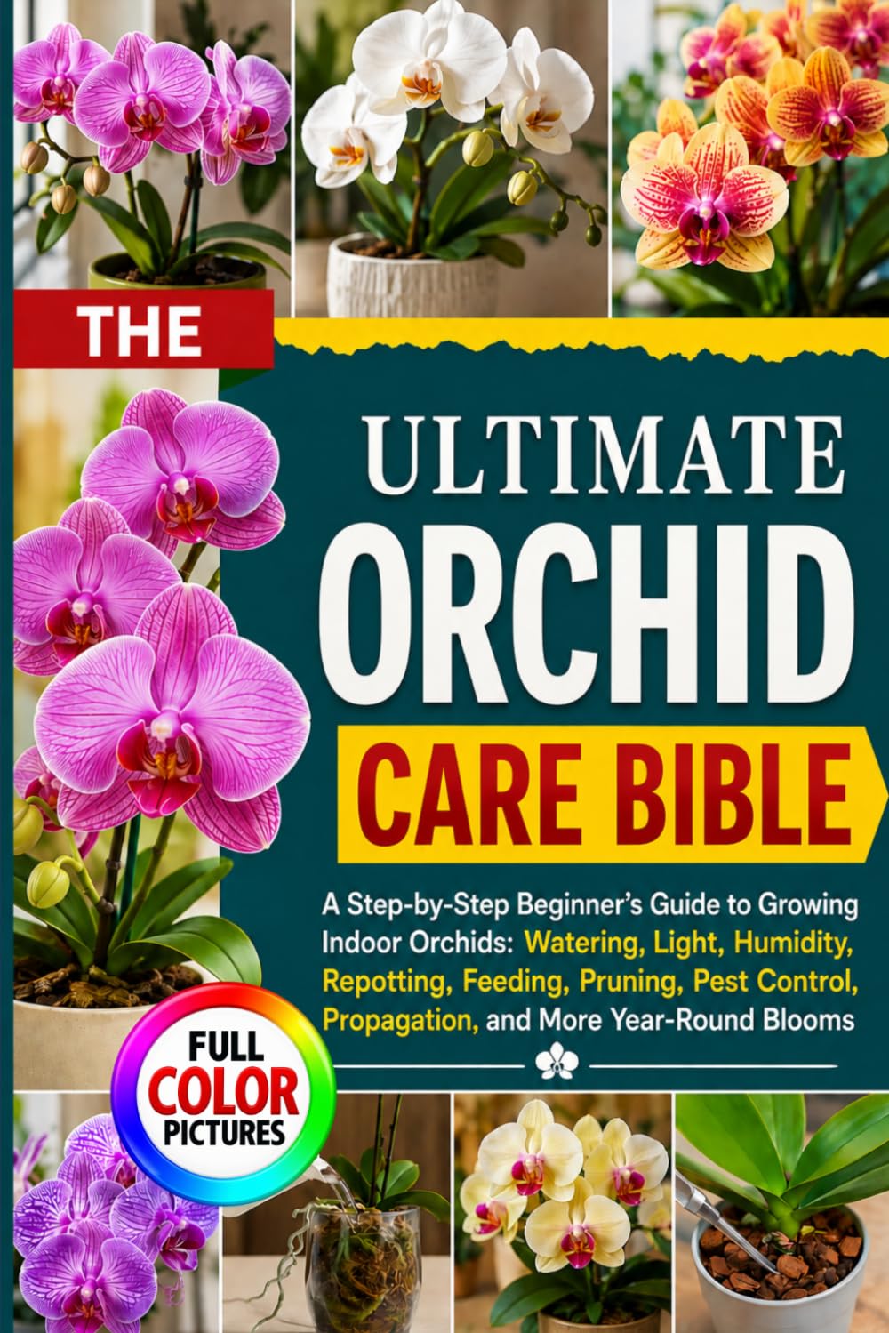 ler totalmente The Ultimate Orchid Care Bible: A Step-by-Step Beginner's Guide to Growing Indoor Orchids: Watering, Light, Humidity, Repotting, Feeding, Pruning, Pest Control, Propagation, and More Year-Round Blooms