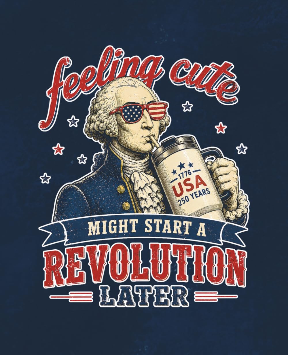 Feeling Cute Might Start a Revolution later: Funny Patriotic Lined Notebook baixar o livro de graça
