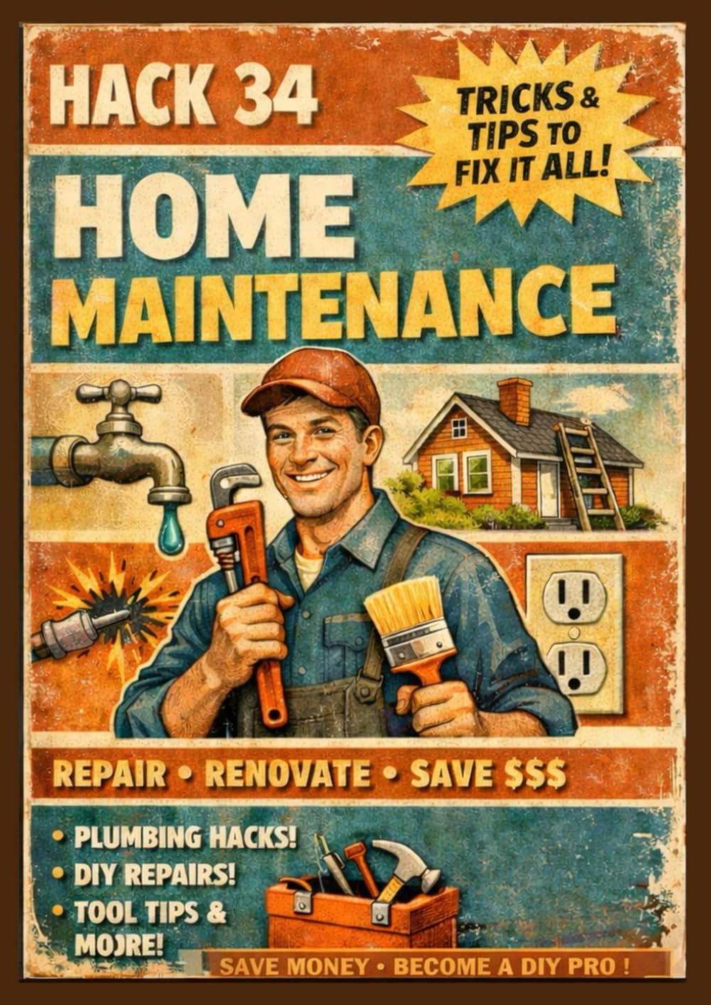 capítulo por capítulo baixar Home Maintenance Made Simple: 34 Essential Hacks to Save Money & Prevent Costly Repairs": A Beginner-Friendly Guide to Protecting Your Home & Wallet