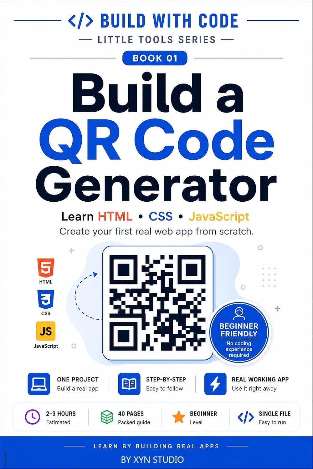 Build Your First QR Code Generator with HTML, CSS & JavaScript: A Beginner's Step-by-Step Guide to Web Development (Build with Code: Little Tools Series Book 1) (English Edition) baixar livro de graça