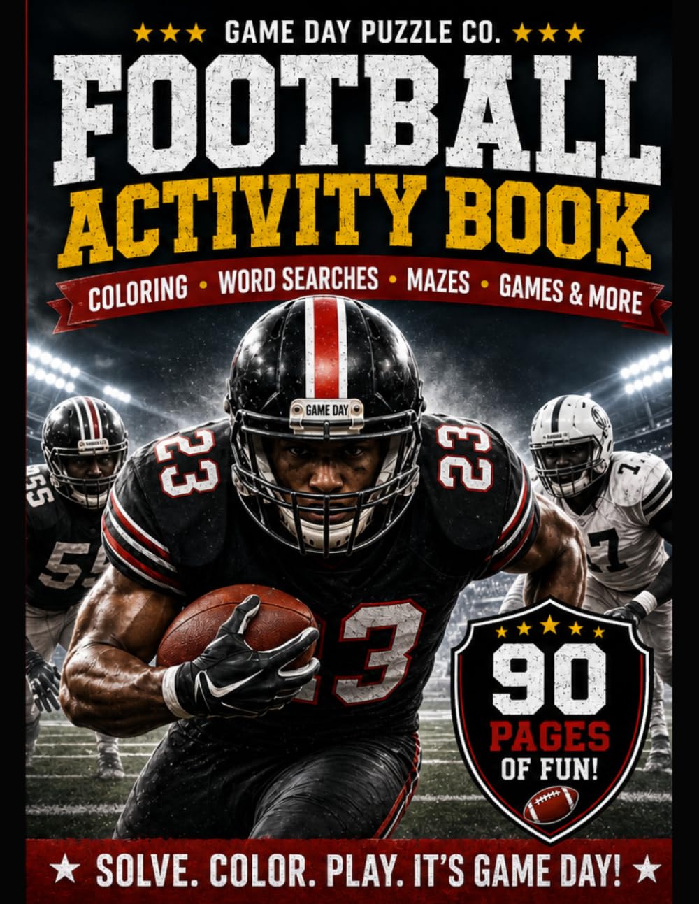 ler totalmente Football Activity Book: Word Searches, Mazes, Coloring Pages, Games & More for Football Fan (Game Day Puzzle Co. Sports Word Search Series)