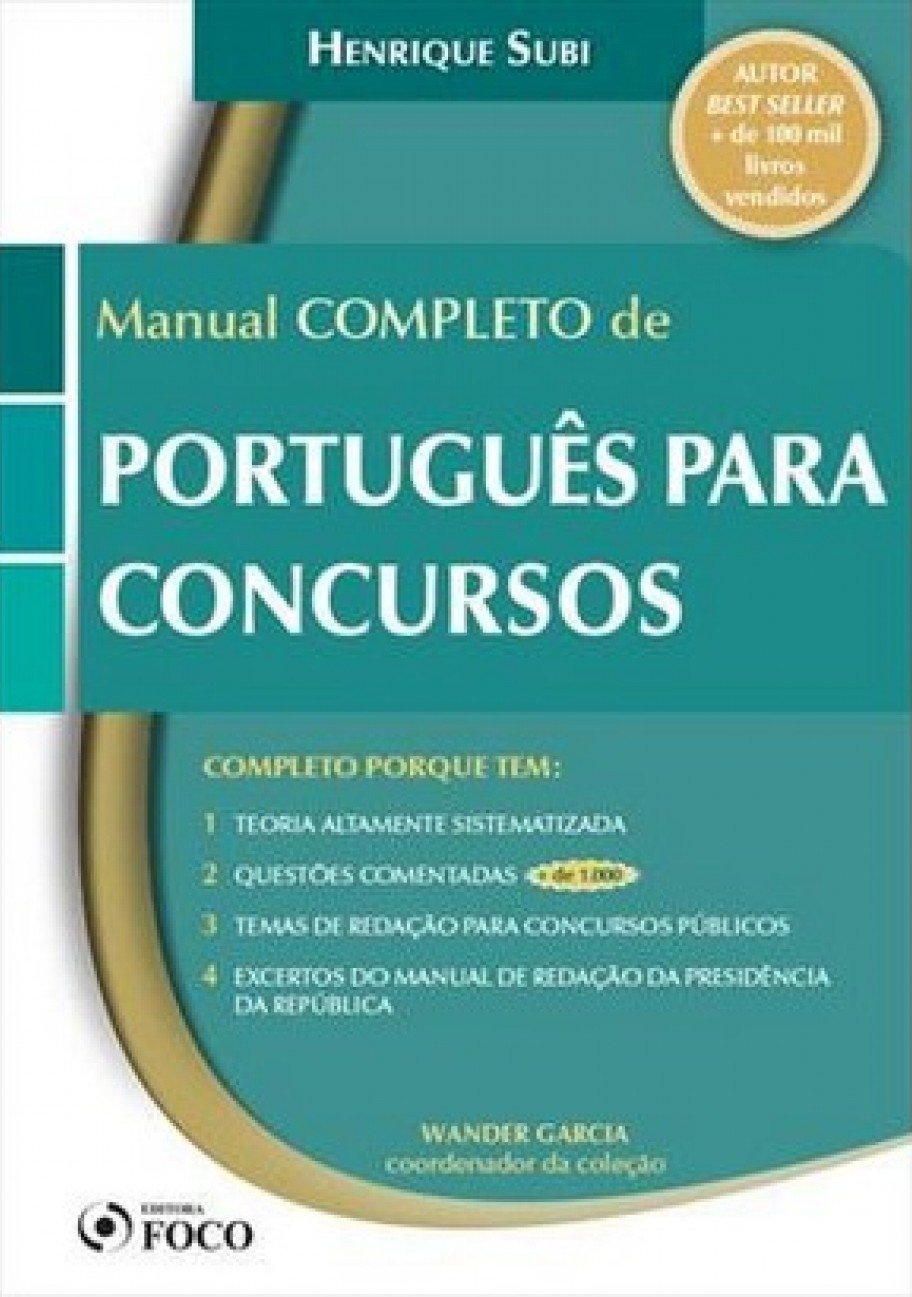 Manual Completo de Português Para Concursos baixar livro de graça