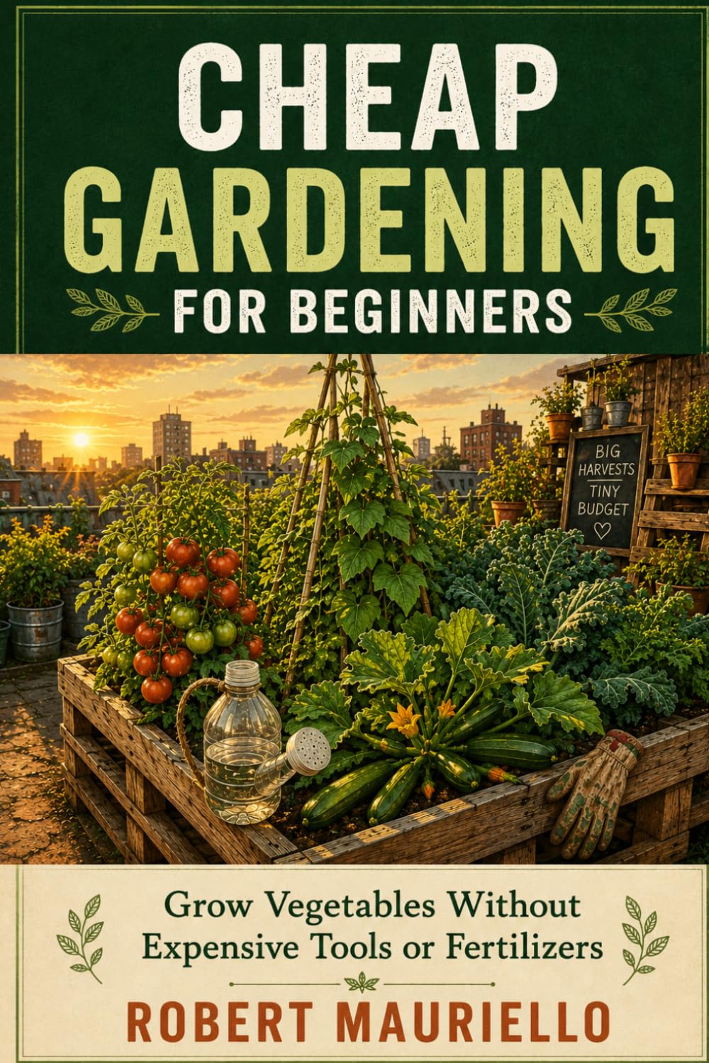 CHEAP GARDENING FOR BEGINNERS: Grow Vegetables Without Expensive Tools or Fertilizers baixar o livro de graça