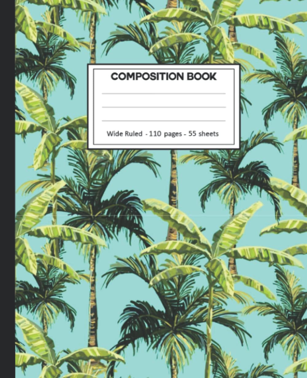 capítulo por capítulo baixar Composition Notebook: Palm Tree Wide Ruled Lined.