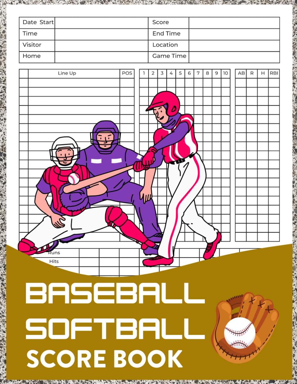 capítulo por capítulo baixar Complete Baseball Scorebook: Scorekeeping for Players, Coaches & Teams: A 110+ Game Score Record Book with Lineup Sheets, Stats Tracker, and Notes Section for Season-Long Baseball Tracking